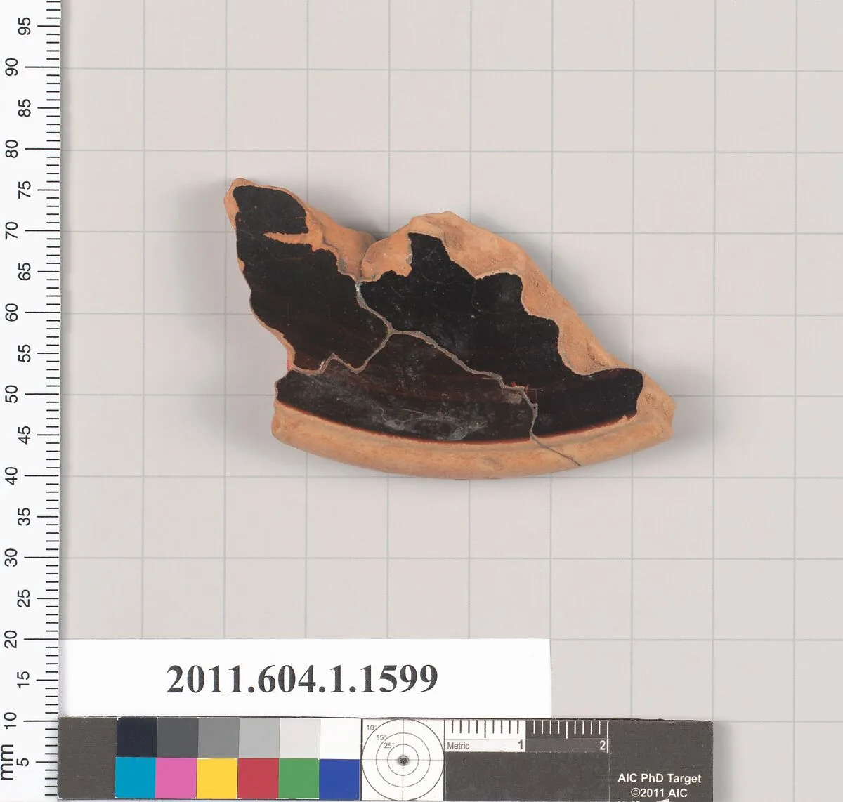 Terracotta fragment of a kylix? (drinking cup) — Unknown
