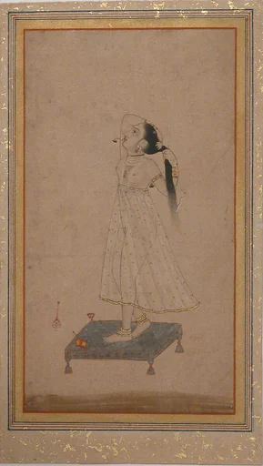Lady Dressing Her Hair