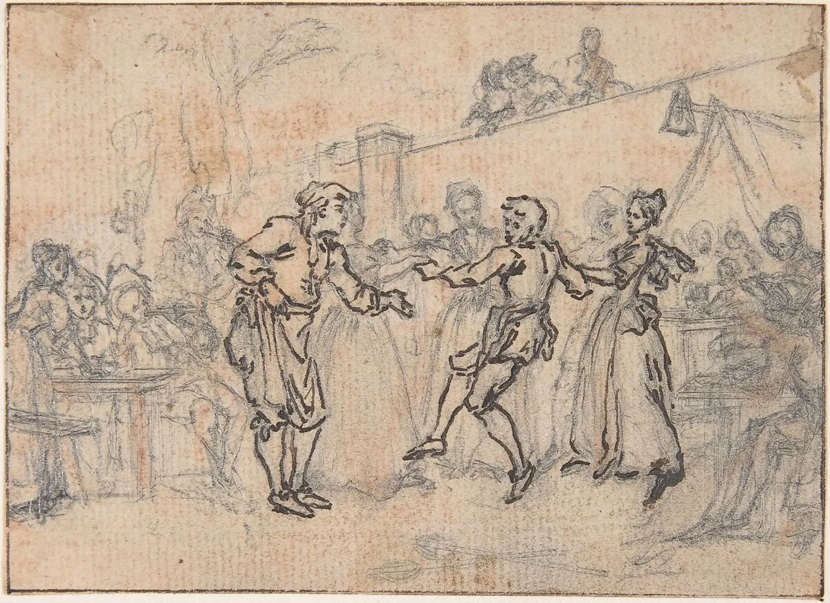 Study for an Engraving of "Songs in the Opera of Flora" — Hubert François Gravelot