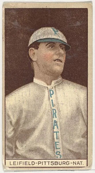 Albert Leifield, Pittsburgh, National League, from the Brown Background series (T207) for the American Tobacco Company — American Tobacco Company