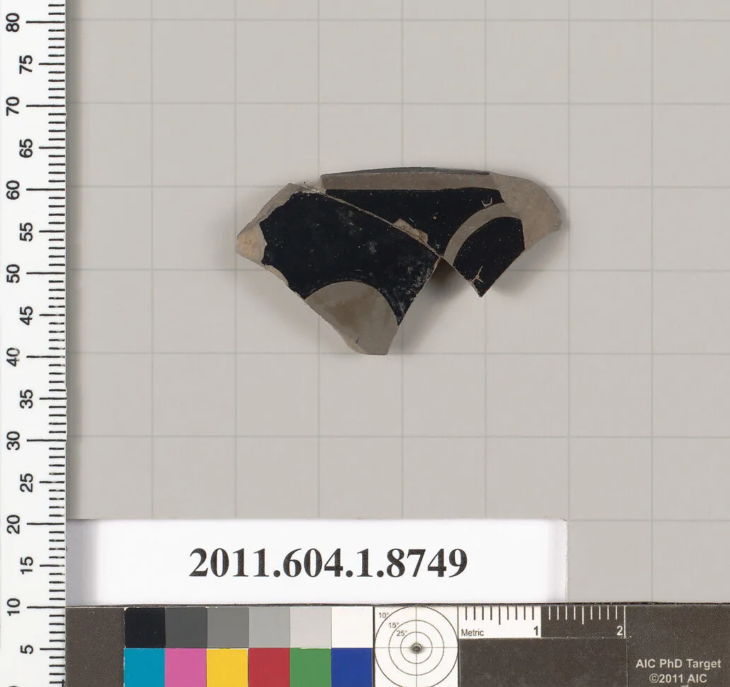 Terracotta fragment of a kylix (drinking cup) — Unknown