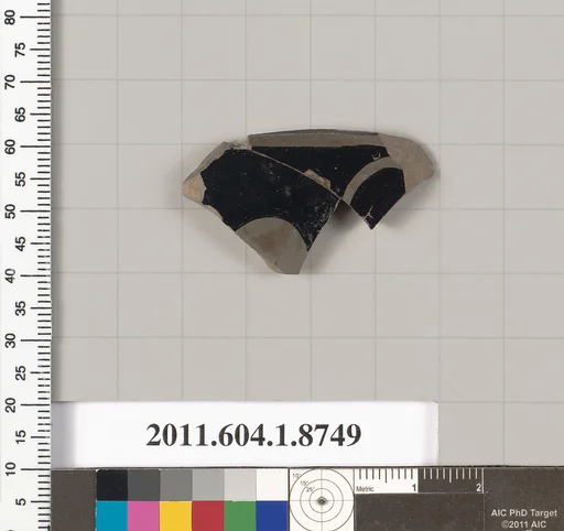 Terracotta fragment of a kylix (drinking cup)