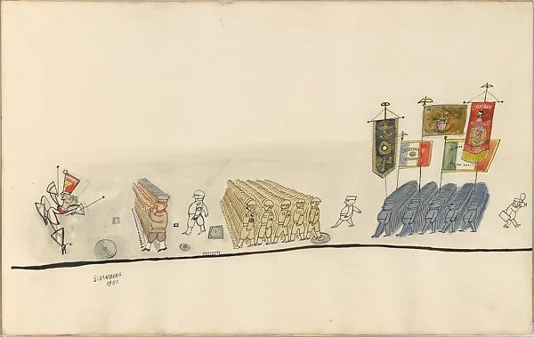 The Parade — Saul Steinberg