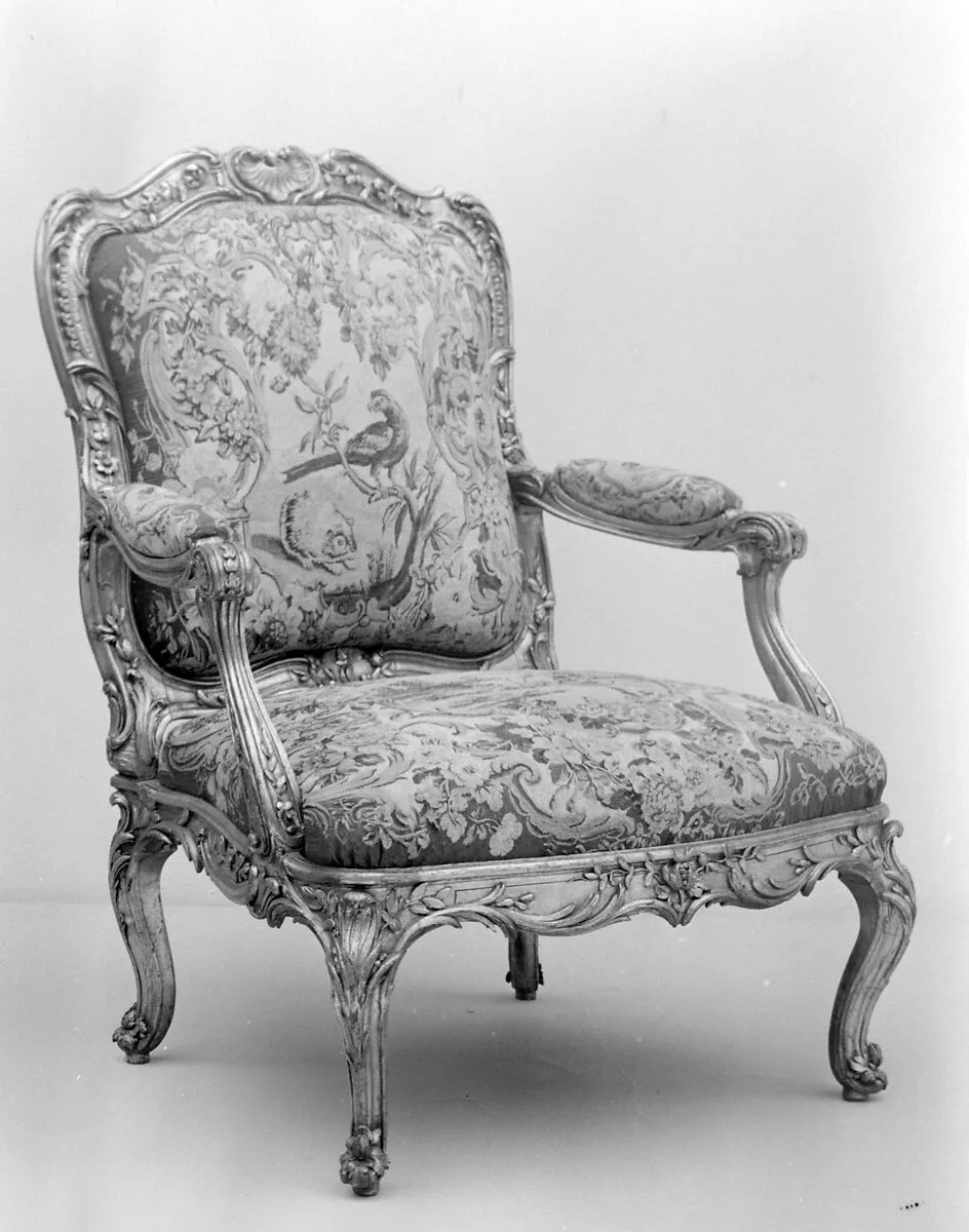 Armchair seat — Jean-Baptiste Oudry|Jean-Baptiste Oudry|Beauvais|André Charlemagne Charron