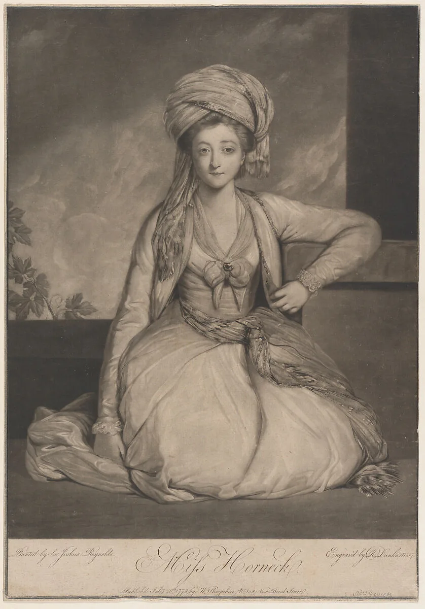 Mary Horneck — Walter Shropshire|Mary Horneck|Robert Dunkarton|Sir Joshua Reynolds