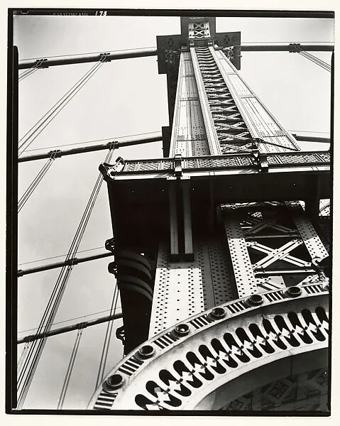 Manhattan Bridge, Looking Up — Berenice Abbott