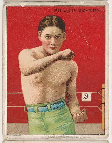 Phil McGovern, from the Champion Pugilists series (T219), issued by Mecca and Hassan Cigarettes — Hassan Cigarettes|Mecca Cigarettes