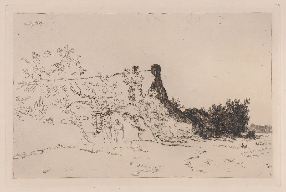La Grande Chaumière Kercassier — Charles Jacque
