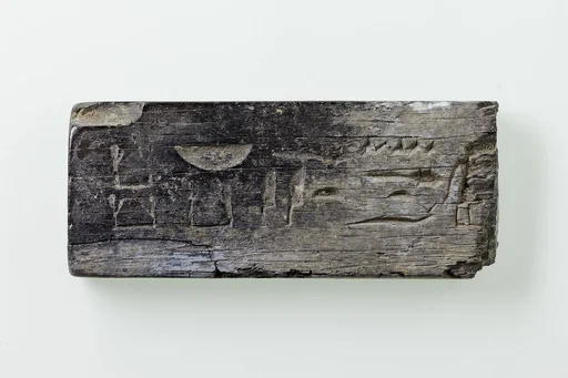 Slip from palette inscribed for the king's son Khety Nebkau
