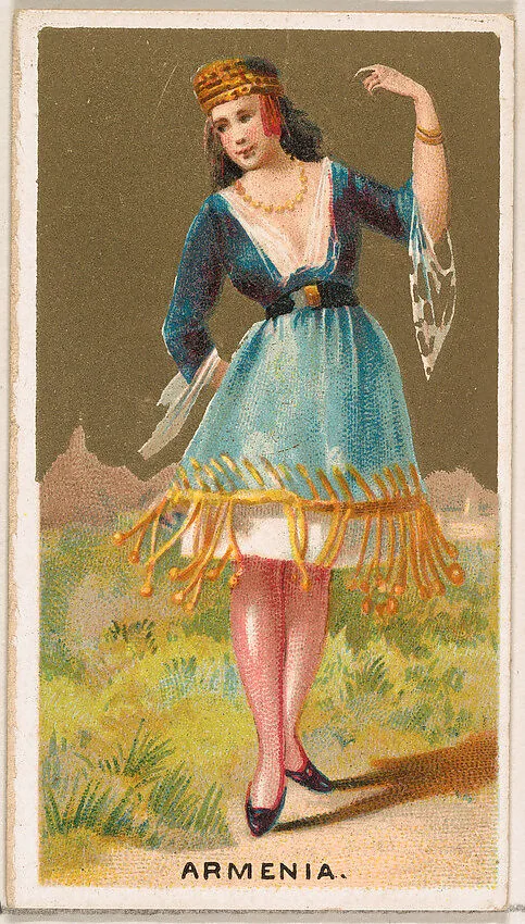 Armenia, from the Dancing Girls of the World series (N185) issued by Wm. S. Kimball & Co. — William S. Kimball & Company