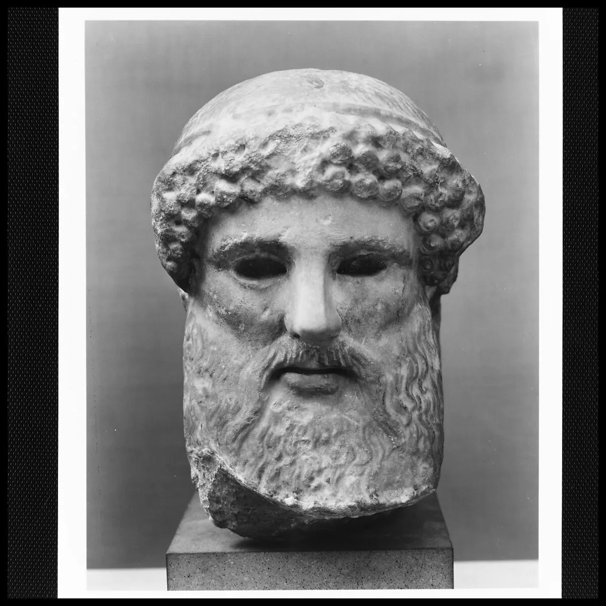 Marble head of a herm — Unknown