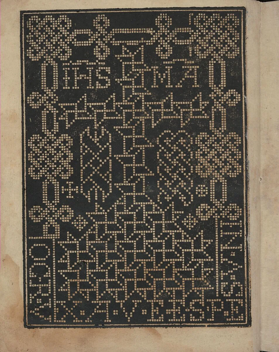 Libbretto nouellamete composto per maestro Domenico da Sera...lauorare di ogni sorte di punti, page 21 (verso) — Domenico da Sera