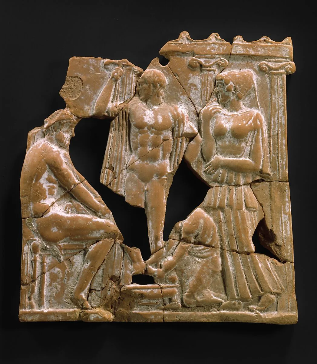 Terracotta plaque — Unknown