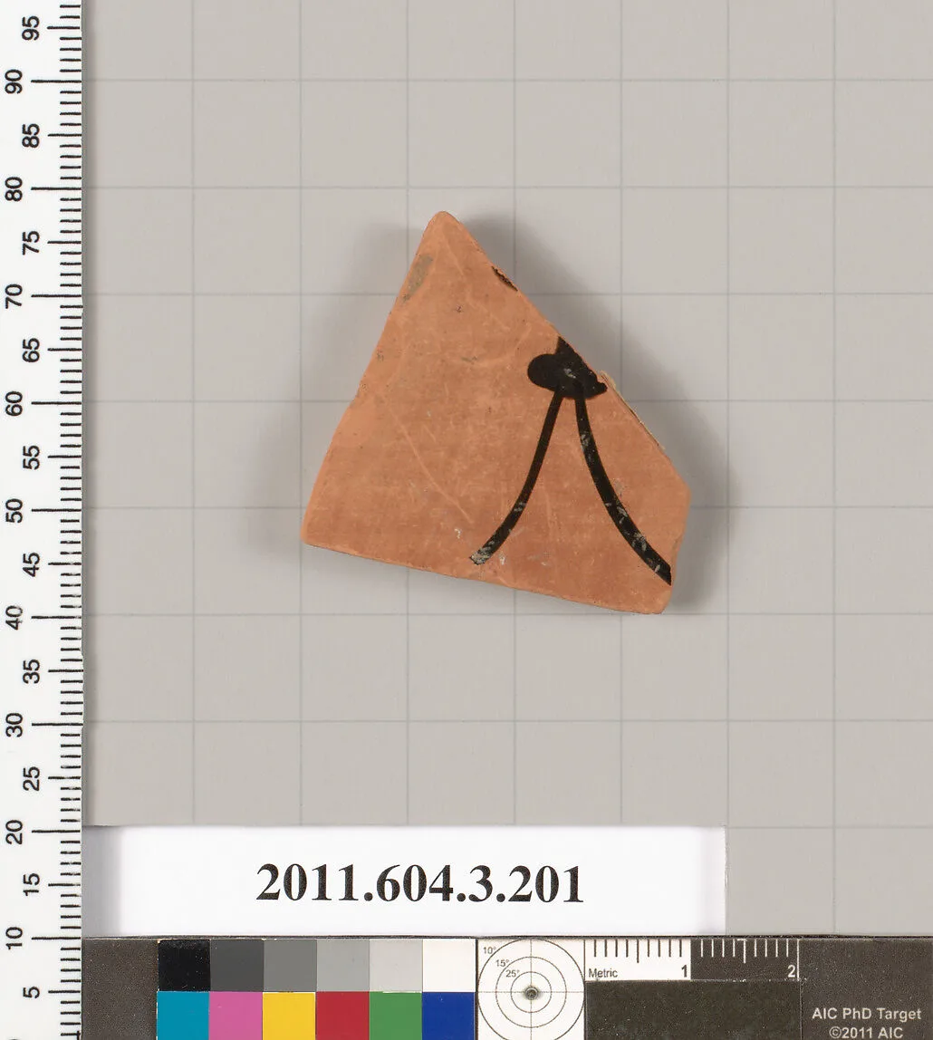 Terracotta fragment of a neck-amphora (jar) — Unknown