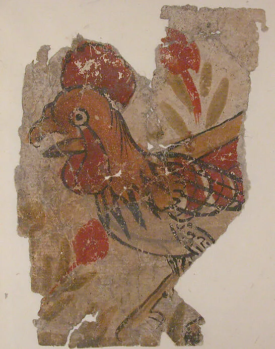 "Rooster", Folio from a Dispersed Manuscript — Unknown