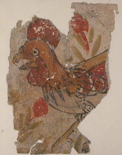 "Rooster", Folio from a Dispersed Manuscript