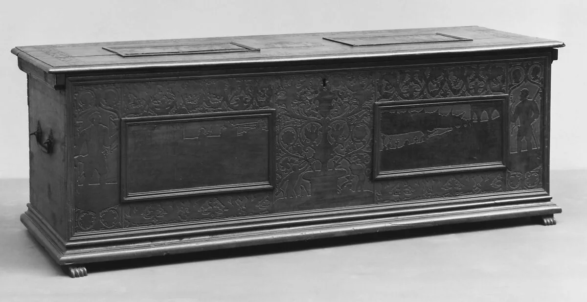 Marriage chest (cassone) — Unknown