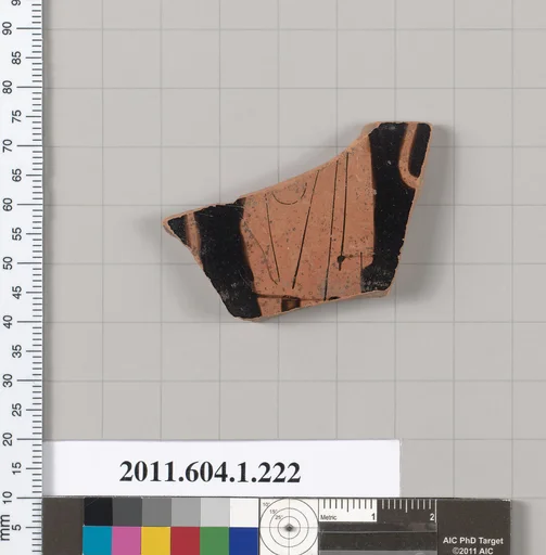 Terracotta fragment of a kylix (drinking cup)