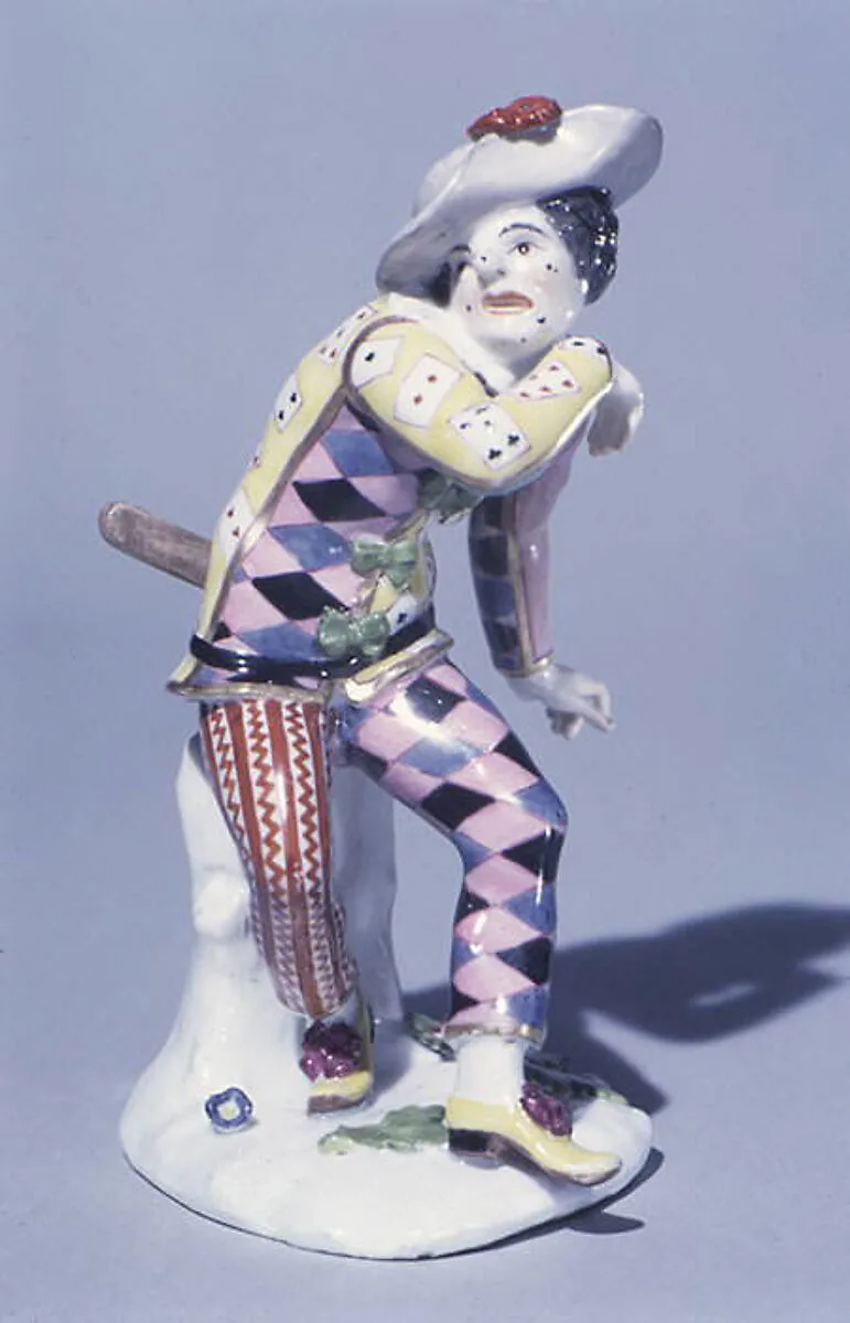 Frightened Harlequin — Meissen Manufactory|Johann Joachim Kändler