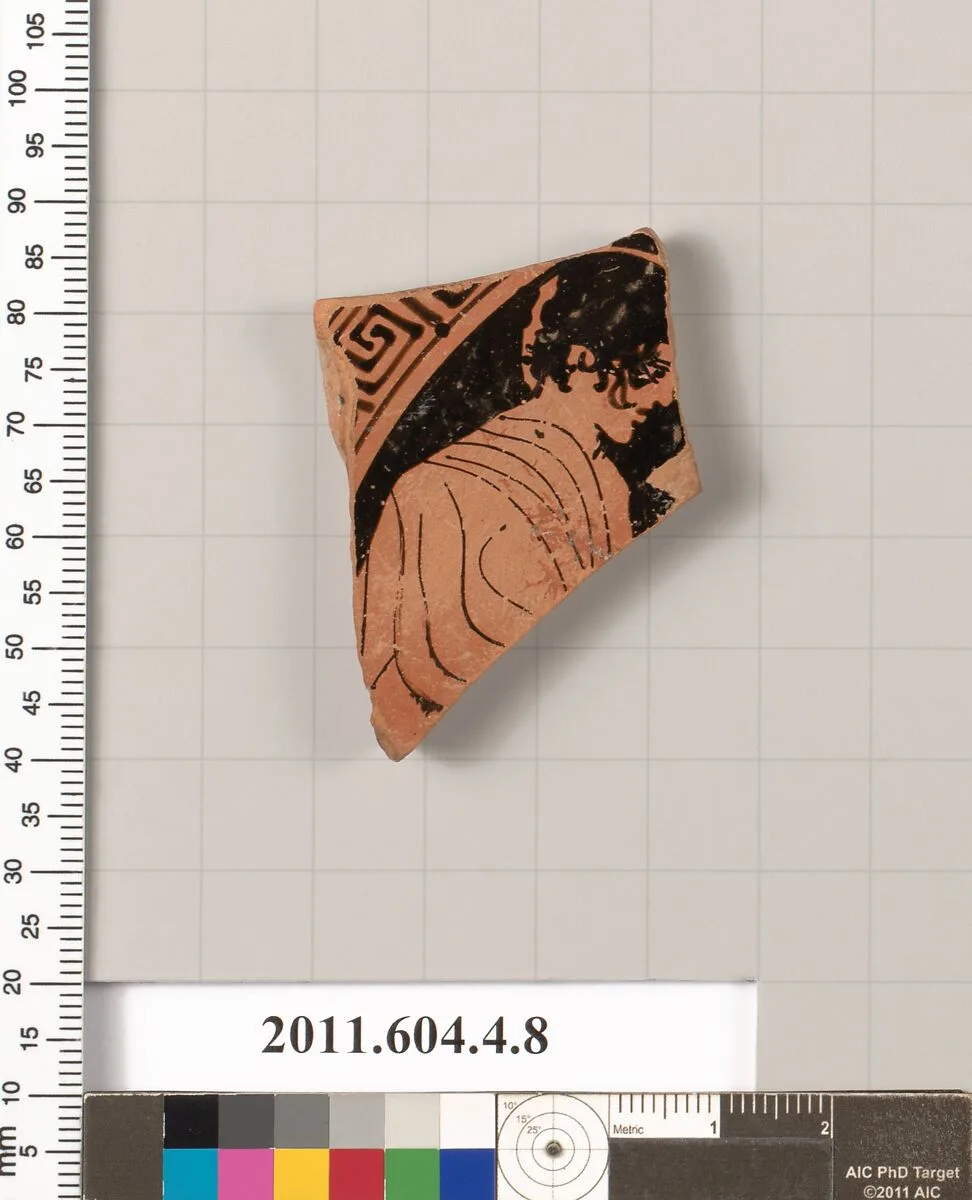 Terracotta fragment of a kylix (drinking cup) — Aberdeen Painter
