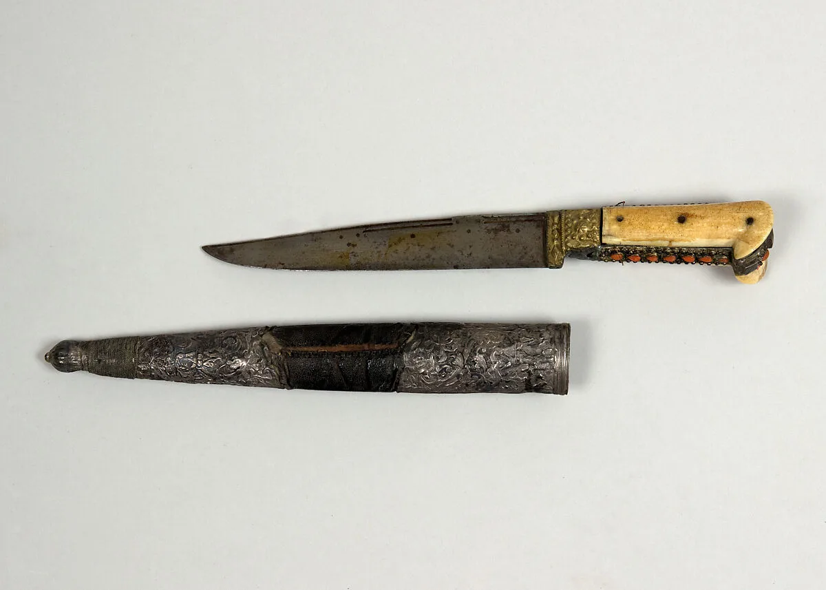 Knife with Sheath — Unknown