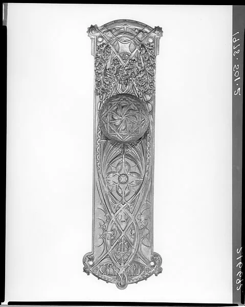 Doorplate and Knob from the Guaranty Building, Buffalo — Louis Henry Sullivan