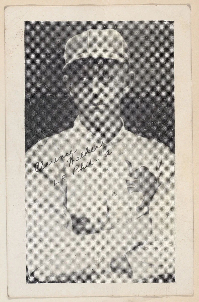 Clarence Walker, L.F. Phil - A., from Baseball strip cards (W575-2) — Unknown