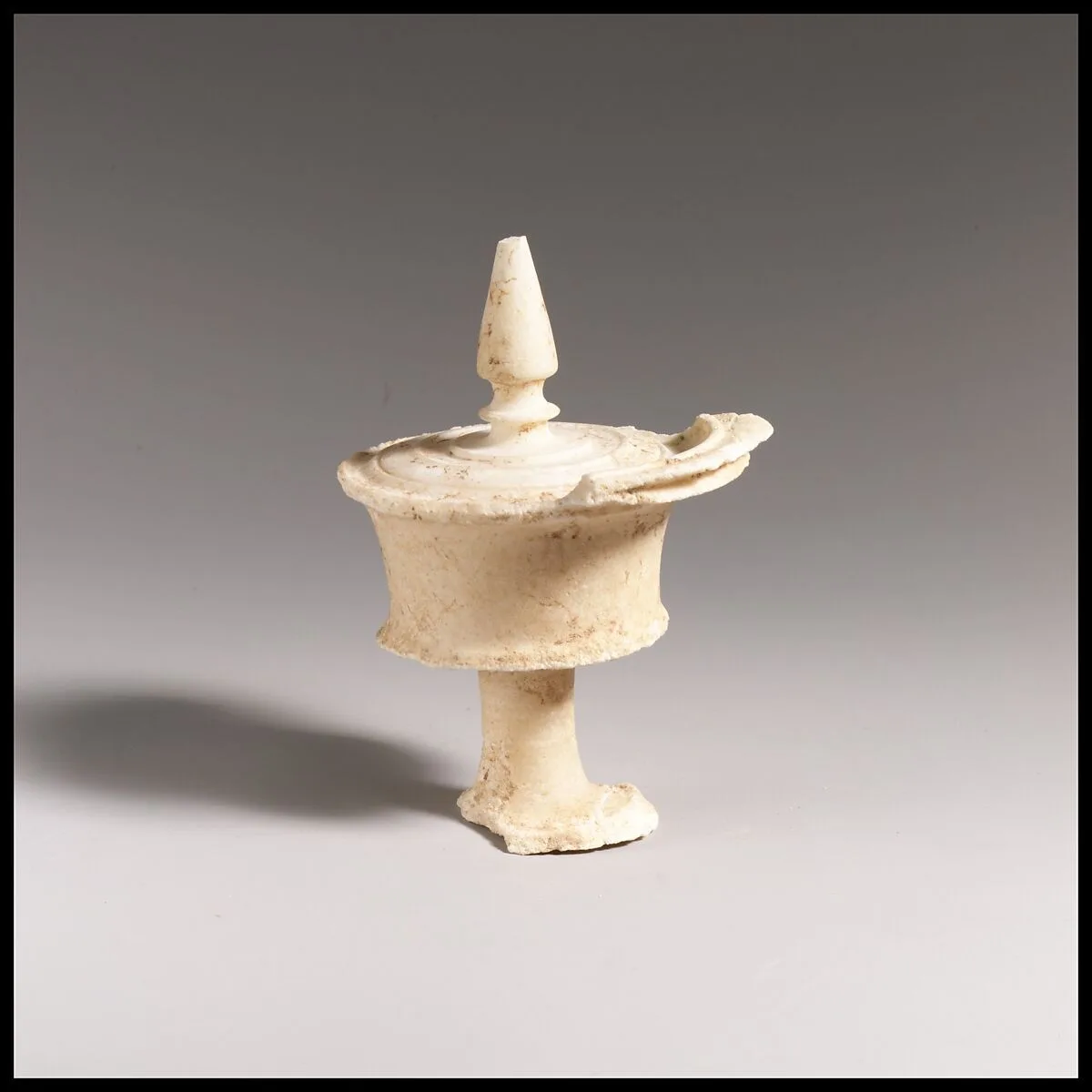 Marble pyxis (box) — Unknown