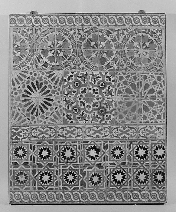 Panel of tiles — Unknown