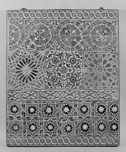 Panel of tiles