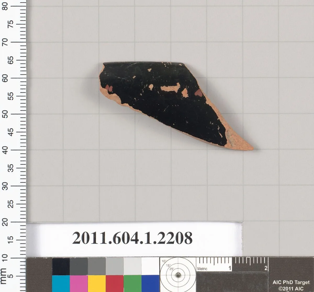 Terracotta rim fragment of a kylix (drinking cup) — Unknown