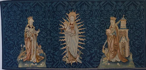 The Virgin of The Apocalypse with Saint Catherine and Saint Barbara