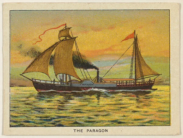 The Paragon, from the "Hudson-Fulton" series (T72), issued with Turkey Red Cigarettes by the American Tobacco Company — American Tobacco Company