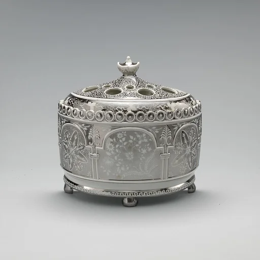 Jardinière with cover
