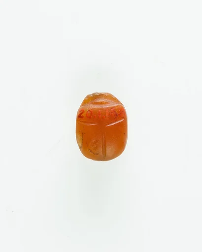 Scarab Decorated with Crossing Lines