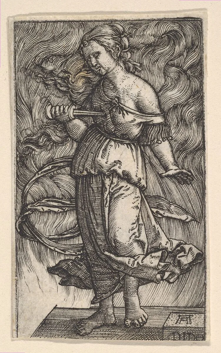 Dido Killing Herself — Albrecht Altdorfer