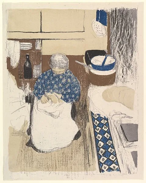La Cuisinière, from the series "Landscapes and Interiors" — Edouard Vuillard|Auguste Clot|Ambroise Vollard