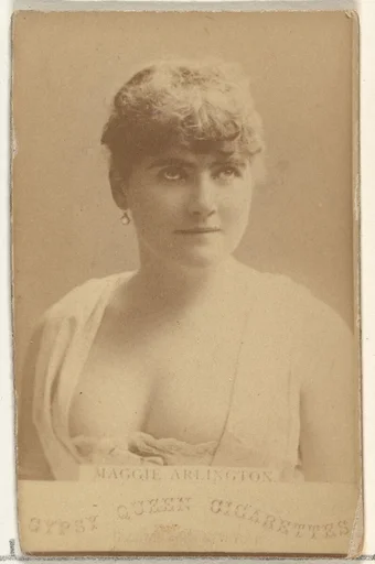 Maggie Arlington, from the Actors and Actresses series (N171) for Gypsy Queen Cigarettes