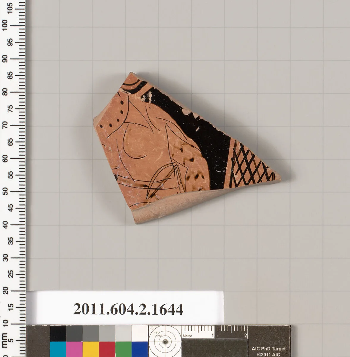 Terracotta fragment of a skyphos (deep drinking cup) — Unknown