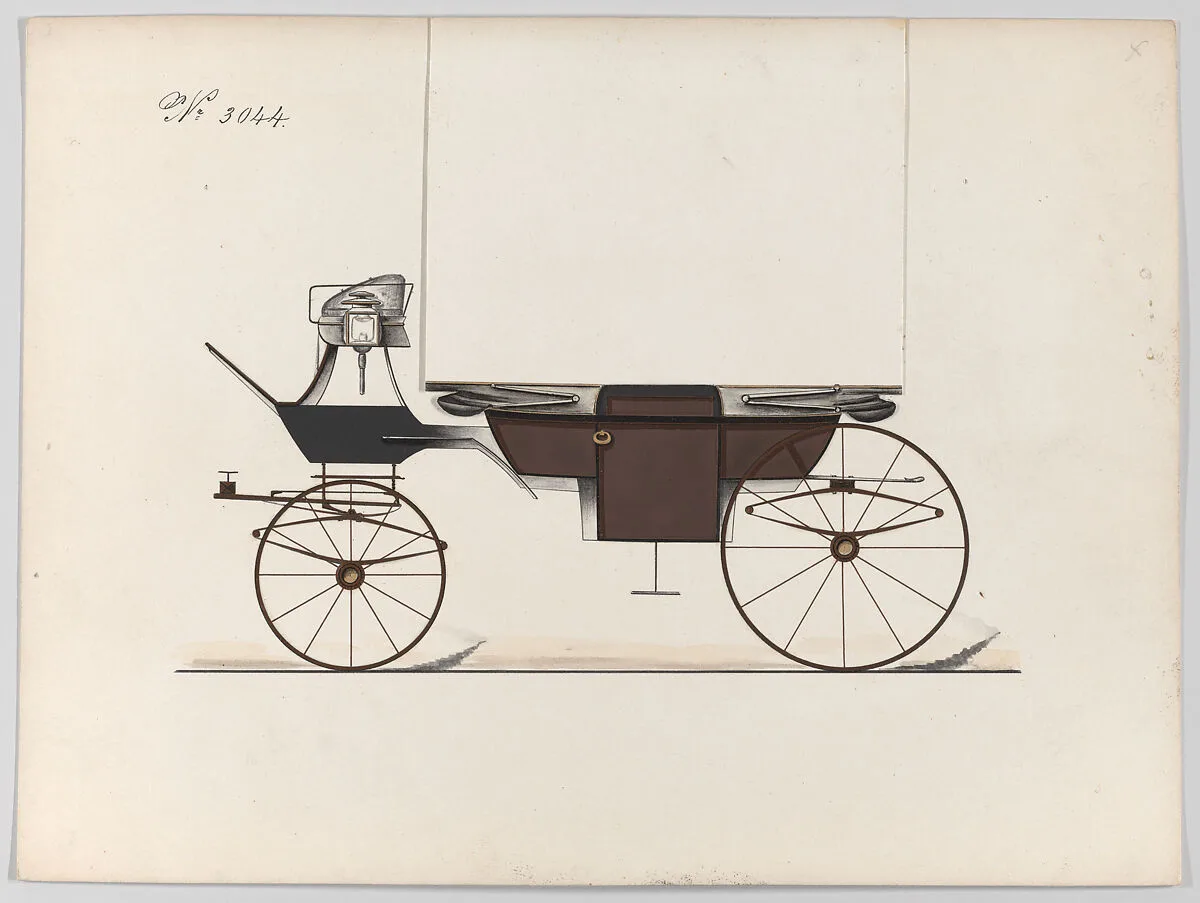 Design for Landau, No. 3044 — Brewster & Co.