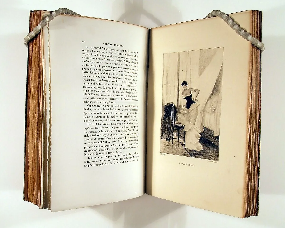 Madame Bovary — Gustave Flaubert|Albert-Auguste Fourié|Eugène-Michel-Joseph Abot|D. Mondant|Marie-Antoine-Jules Senard|Maison Quantin|Maison Quantin
