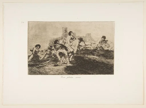Plate 24 from "The Disasters of War" (Los Desastres de la Guerra): 'They can still be of use' (Aun podrán servir)