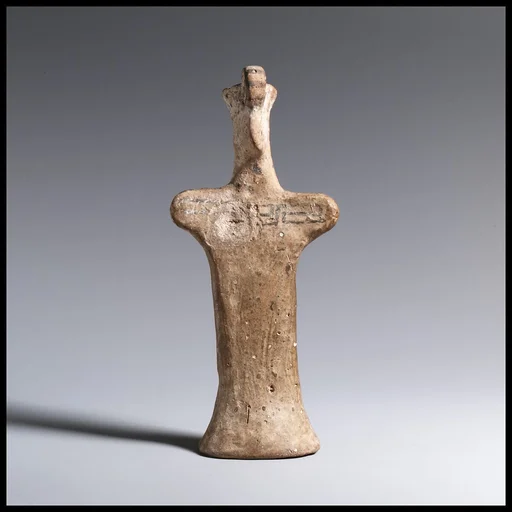 Terracotta statuette of a goddess