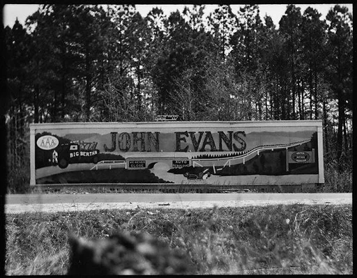[Billboard Advertising John Evans Auto Repair, South Carolina]