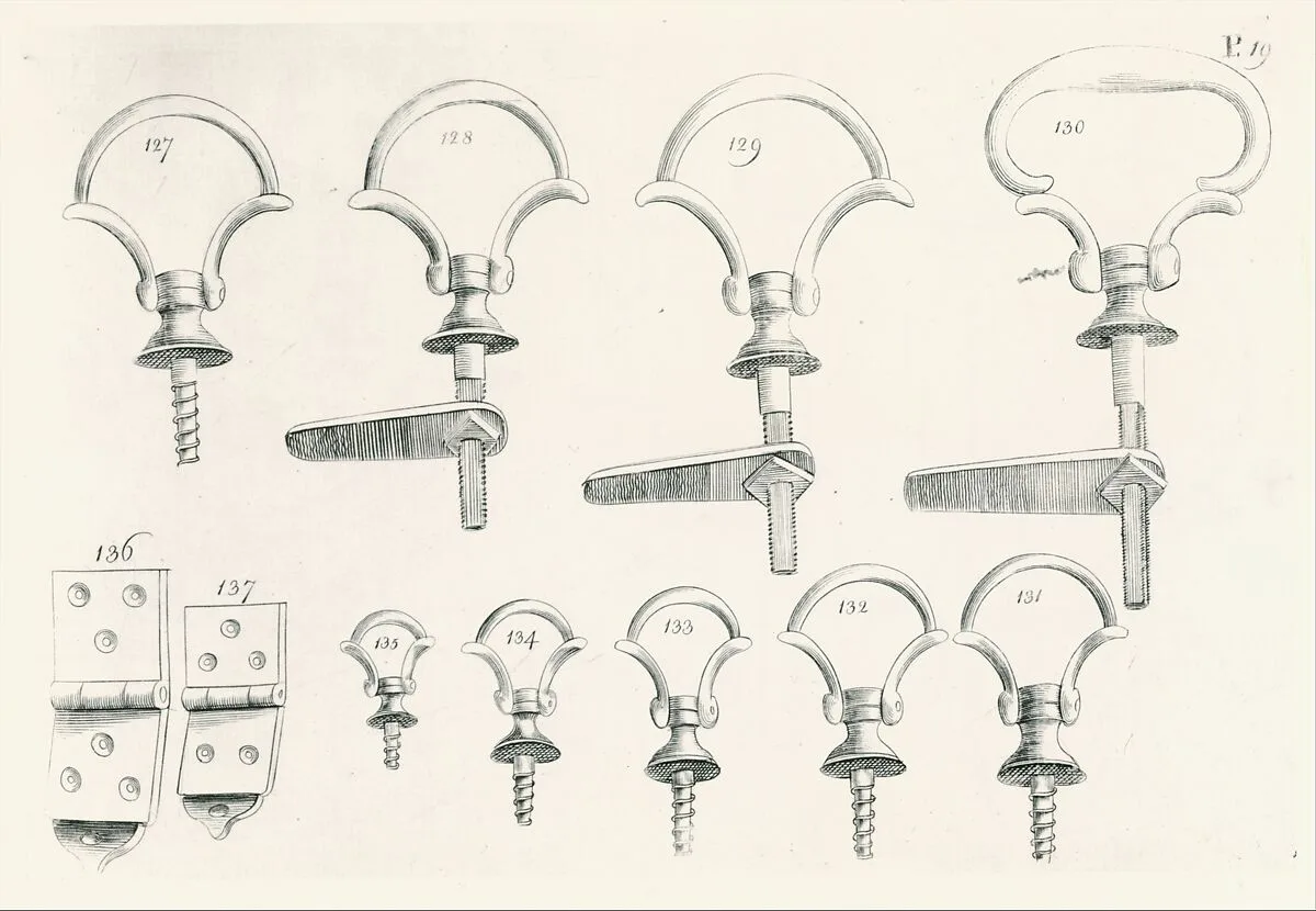 Manufacturer's Catalogue of Hardware — Anonymous, British, 18th century