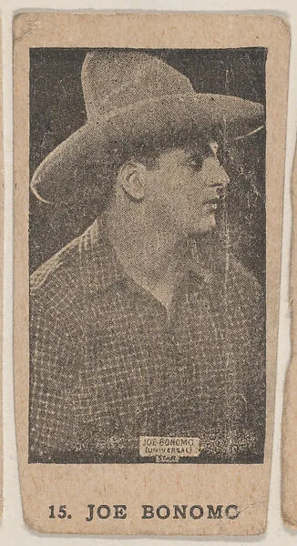 Joe Bonomo, Universal Star, strip card (W511) — Unknown