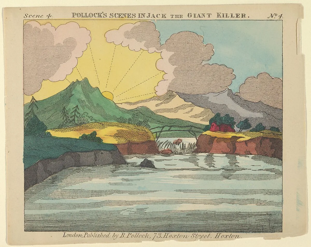Scene 4, from Jack and the Giant Killer, Scenes for a Toy Theater — Benjamin Pollock