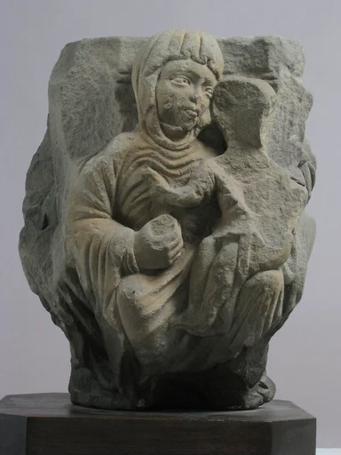 Capital with Adoration of the Magi