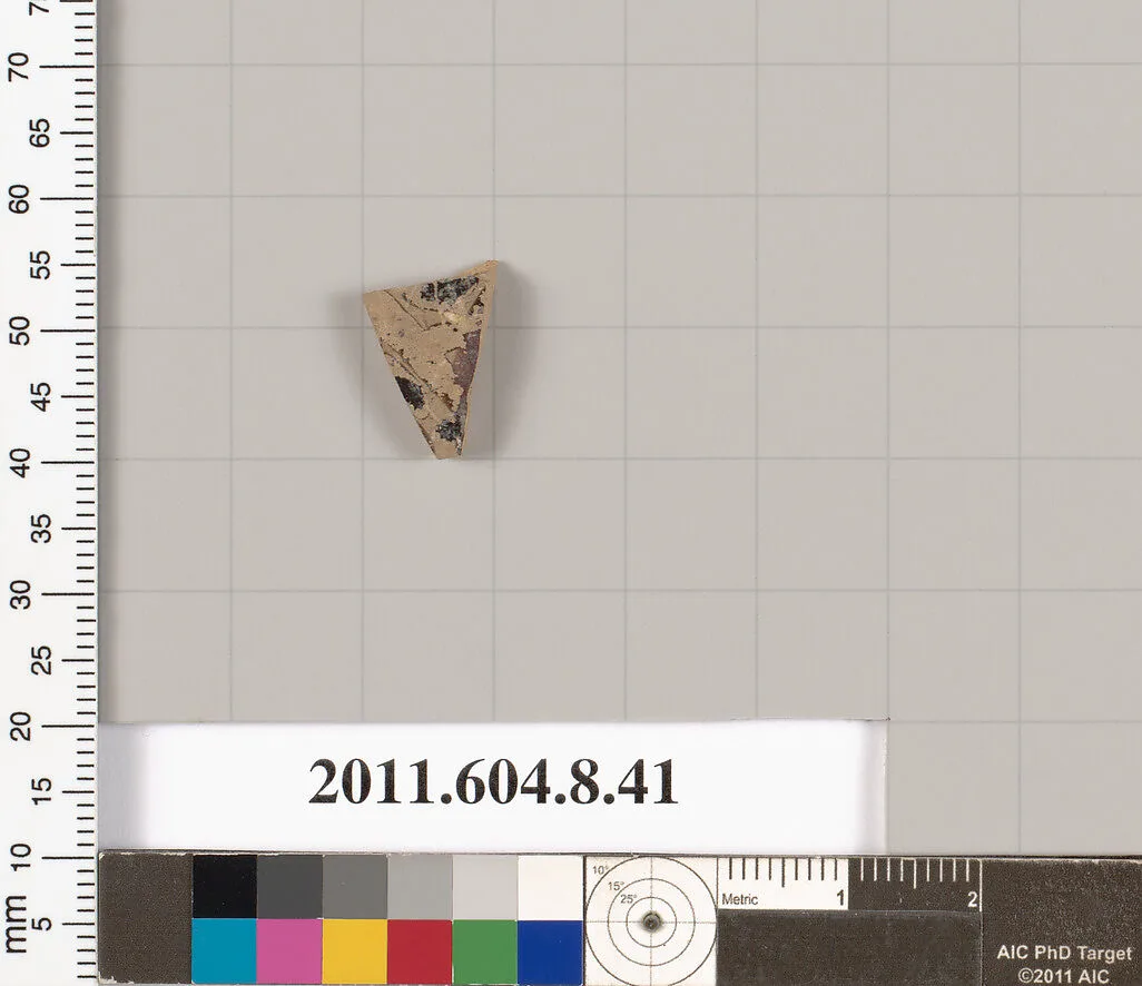 Terracotta fragment of a closed shape — Unknown