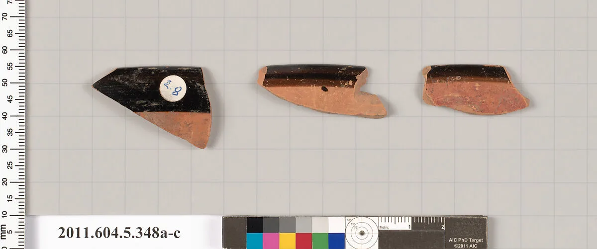 Terracotta rim fragments of kylikes (drinking cups) — Unknown